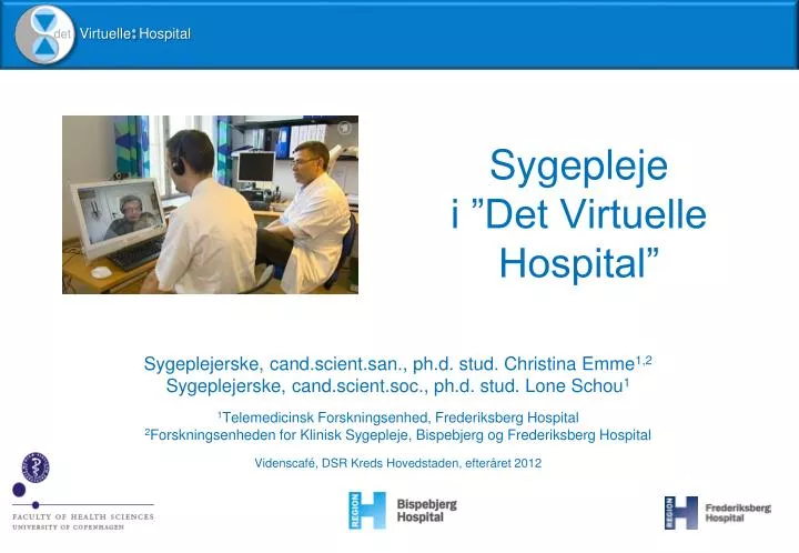 sygepleje i det virtuelle hospital