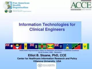 Information Technologies for Clinical Engineers