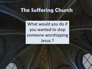 The Suffering Church