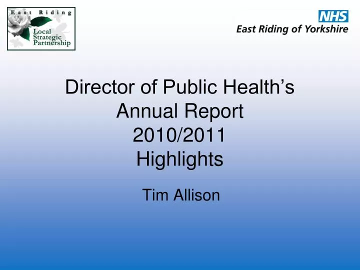 director of public health s annual report 2010 2011 highlights