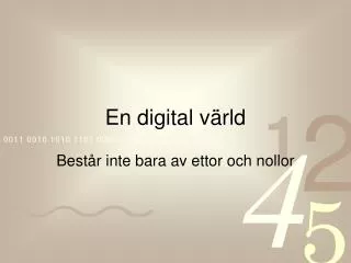en digital v rld