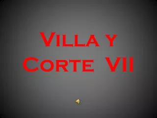 villa y corte vii