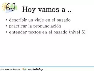hoy vamos a