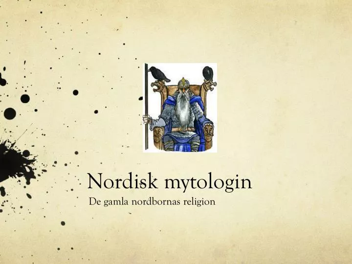 nordisk mytologin