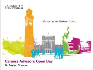 careers advisors open day dr austen spruce