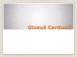 giosu carducci