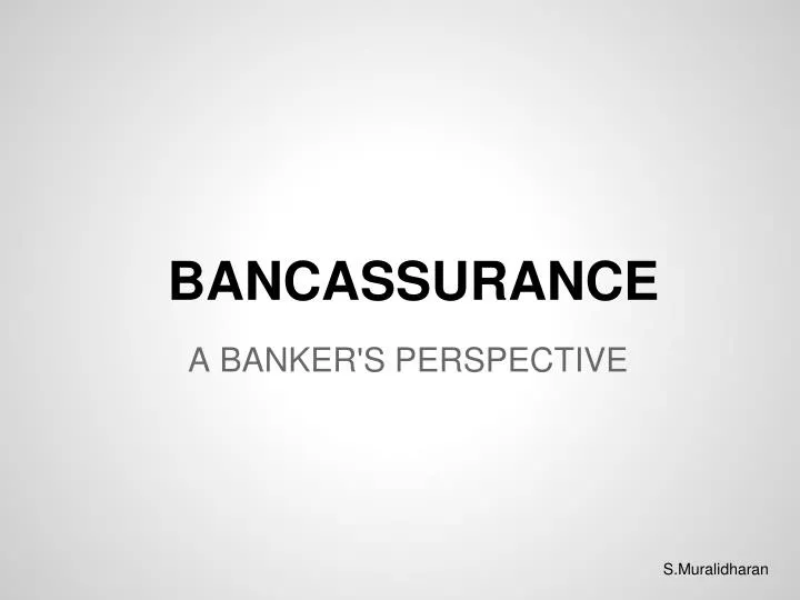bancassurance
