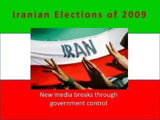 Iranian Elections of 2009