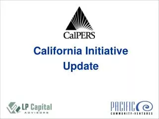 California Initiative Update