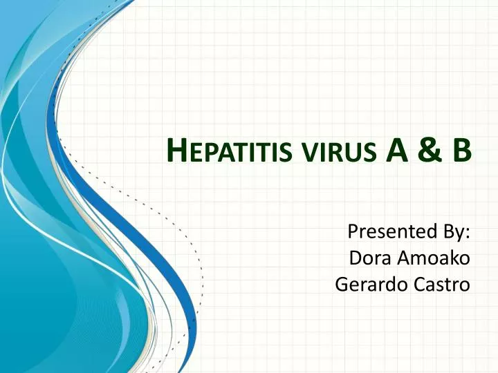 hepatitis virus a b
