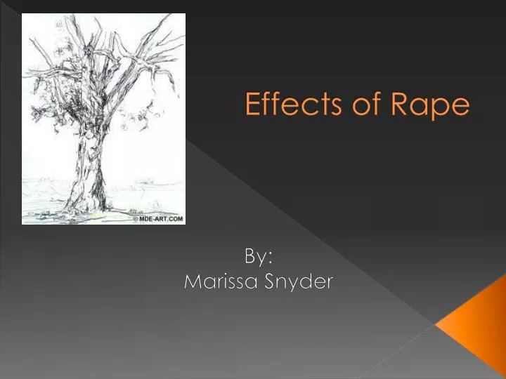 effects of rape