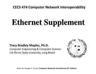 Ethernet Supplement