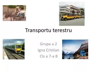 transportu terestru