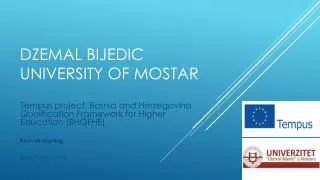Dzemal bijedic university of mostar