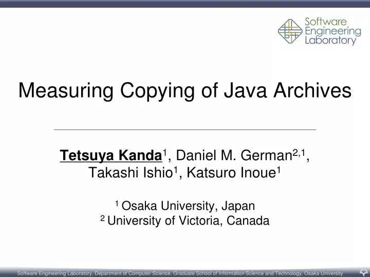 measuring copying of java archives
