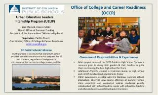 Urban Education Leaders Internship Program (UELIP)