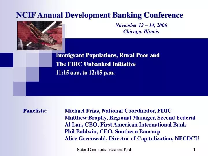 immigrant populations rural poor and the fdic unbanked initiative 11 15 a m to 12 15 p m