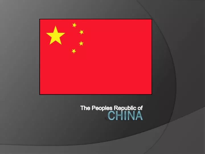 the peoples republic of
