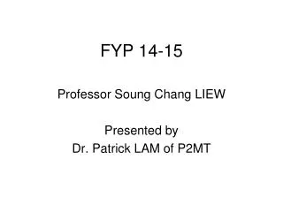 FYP 14-15