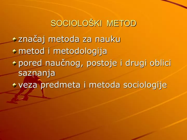 sociolo ki metod