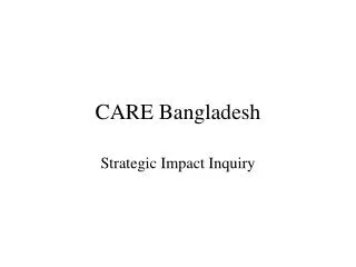 CARE Bangladesh