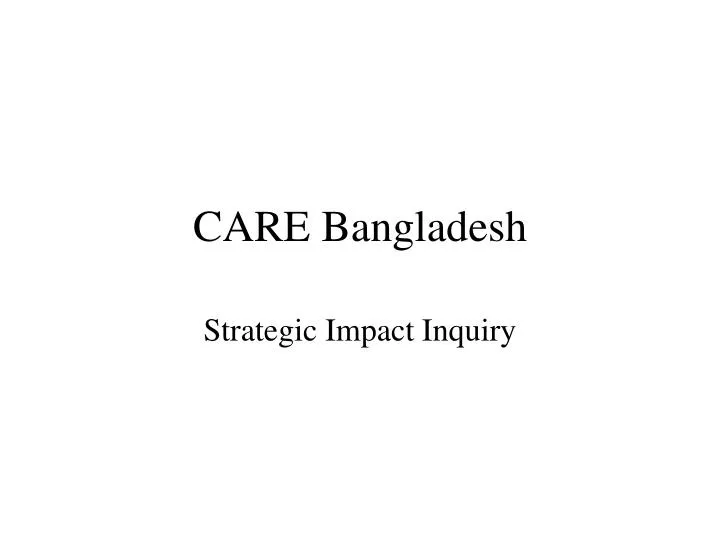 care bangladesh