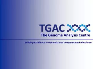 The Genome Analysis Centre