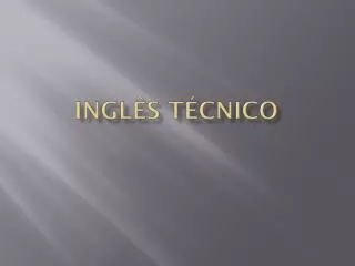 ingl s t cnico