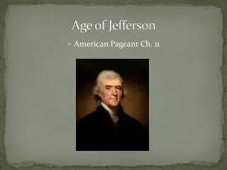 Age of Jefferson