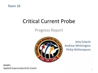 Critical Current Probe