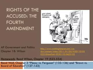 Rights of the Accused: The Fourth Amendment