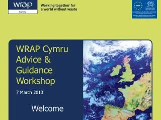 WRAP Cymru Advice &amp; Guidance Workshop