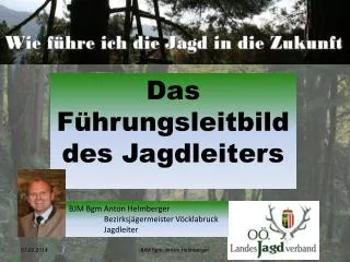 das f hrungsleitbild des jagdleiters