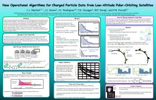 New Operational Algorithms for Charged Particle Data from Low-Altitude Polar-Orbiting Satellites