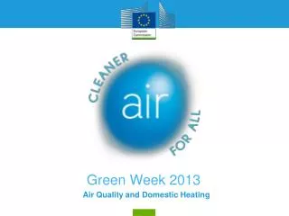 Air Quality and Domestic Heating
