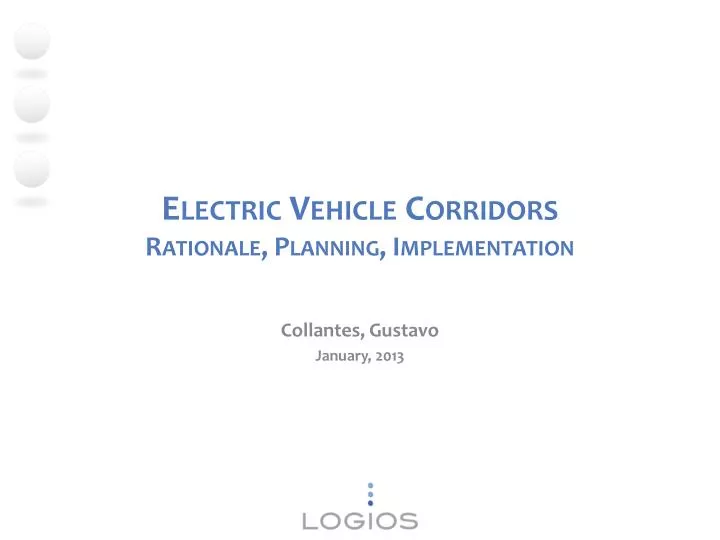 electric vehicle corridors rationale planning implementation