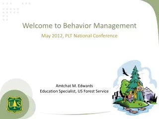 Welcome to Behavior Management