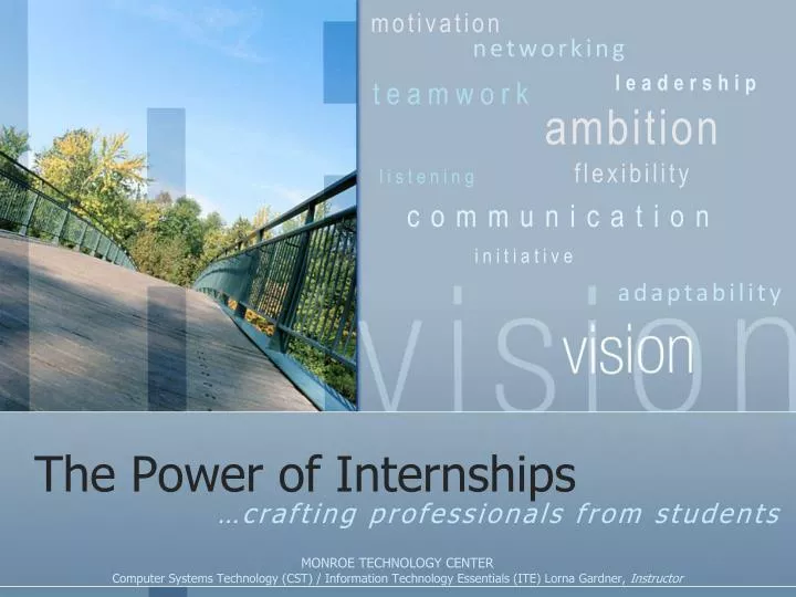 the power of internships