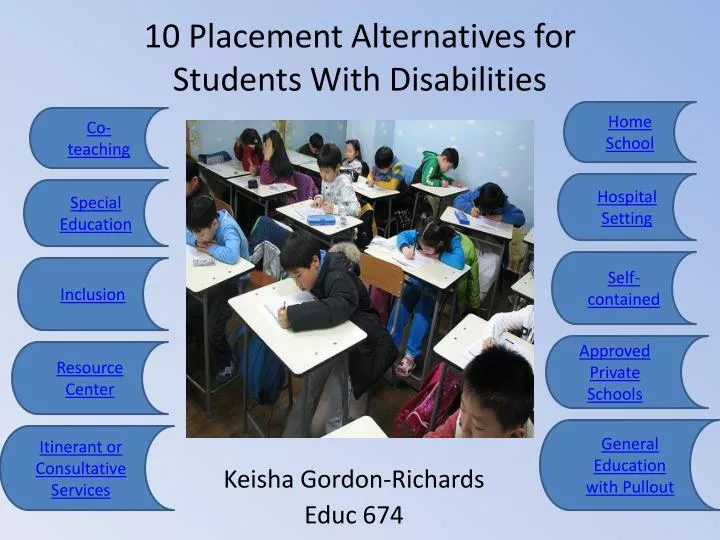 10 placement alternatives for students with disabilities