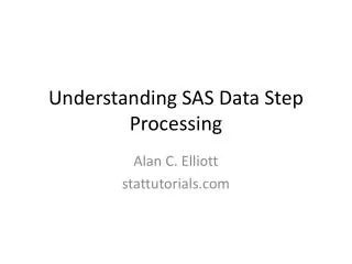 Understanding SAS Data Step Processing