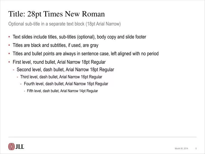 title 28pt times new roman