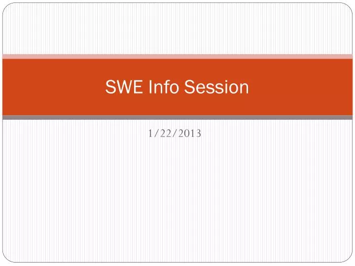 swe info session