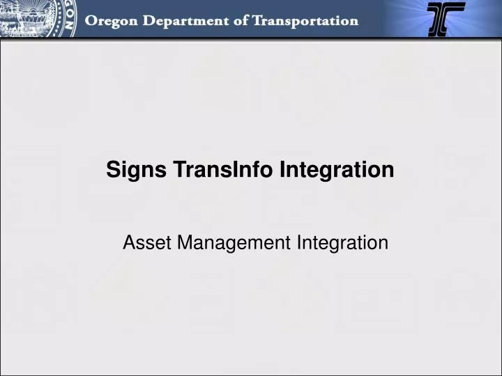 asset management integration