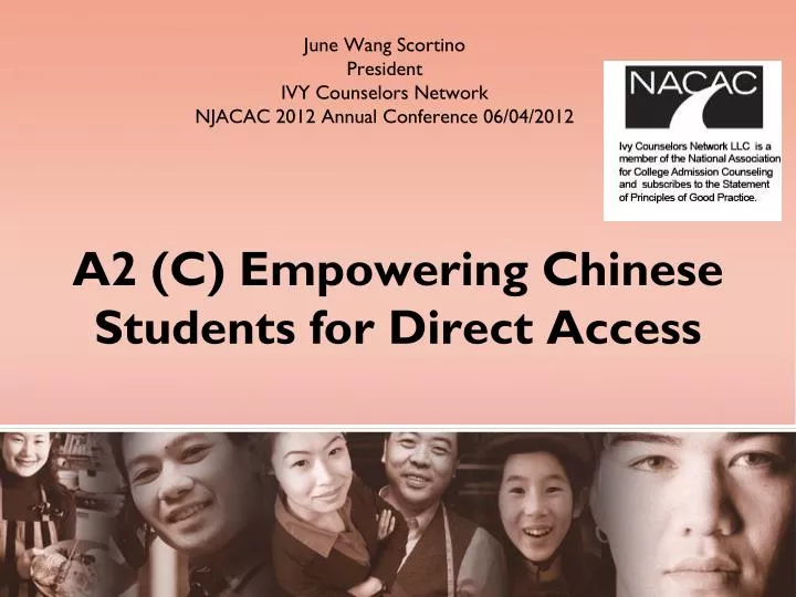june wang scortino president ivy counselors network njacac 2012 annual conference 06 04 2012