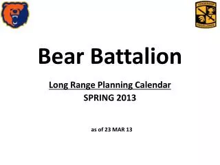 Bear Battalion