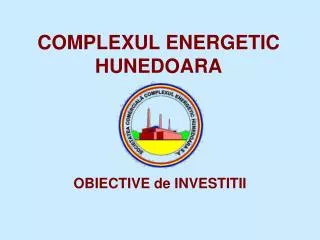 complexul energetic hunedoara