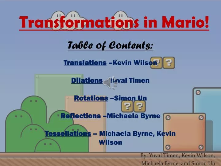 transformations in mario