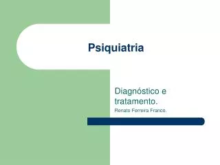 psiquiatria
