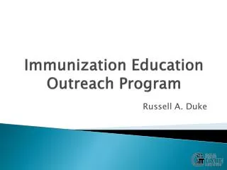 Immunization Education Outreach Program