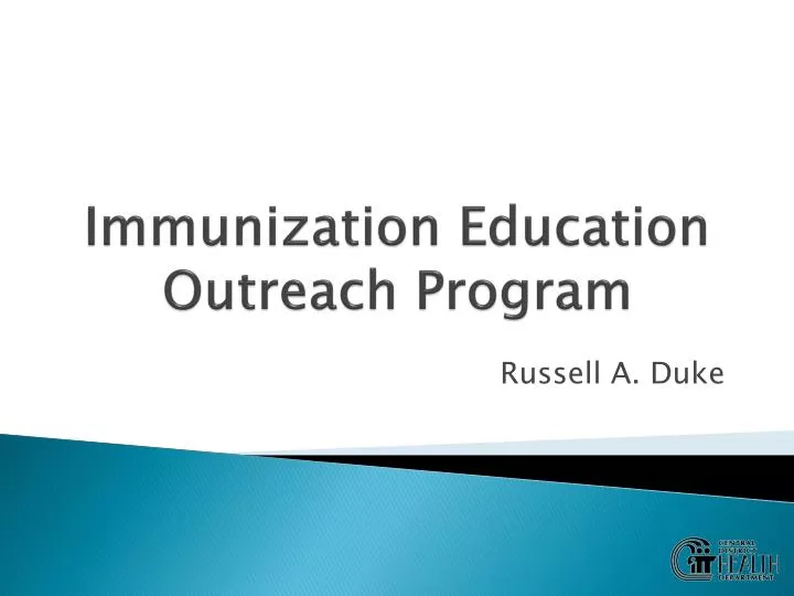 immunization education outreach program